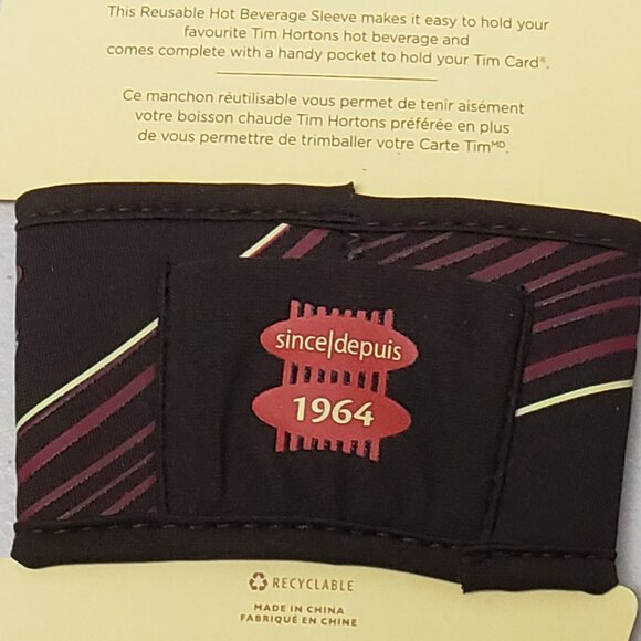 Tim Hortons Reusable Hot Beverage Sleeves - Picture 3 of 3